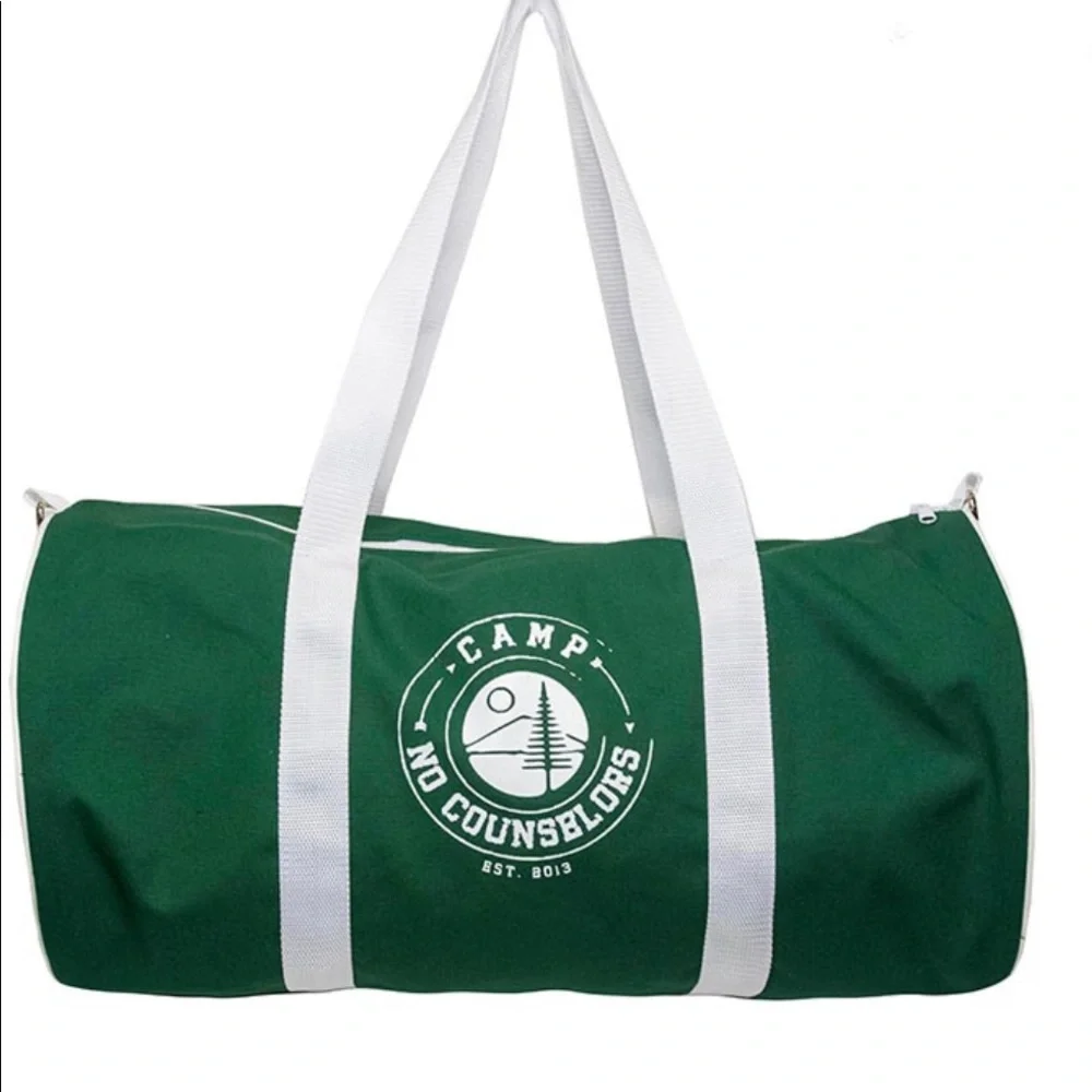 CAMP NO COUNSELORS duffel bag